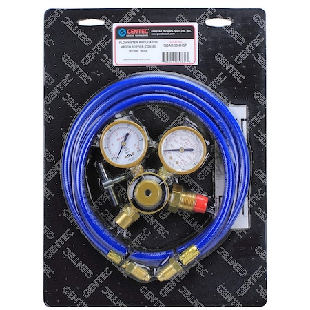 Gentec Argon Flowgauge Reg W/Hose, Sp, 510035306 790AR-50-6HSP